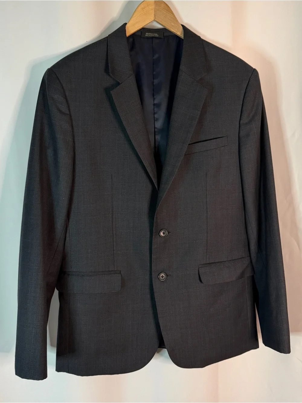 Custom Tailored Men's Charcoal Gray Suit
